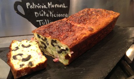 Cake olives light Patricia Morard diététicienne Tullins